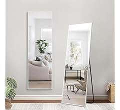 全身鏡 2way姿見鏡壁掛けスタンドミラー 幅57x高162cmホワイト Amazon.co.jp: WISDHM 全身鏡 2way 姿見鏡 幅57x高162cm 壁掛け